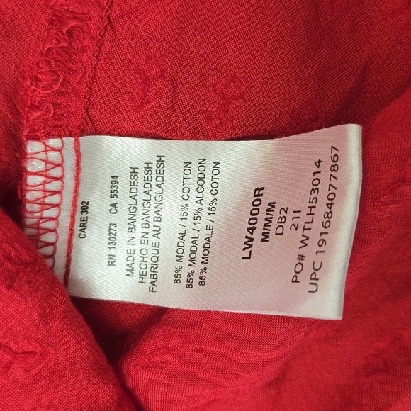 WRANGLER RETRO Women's Red Blouse M Pearl Snap - Picture 4 of 7